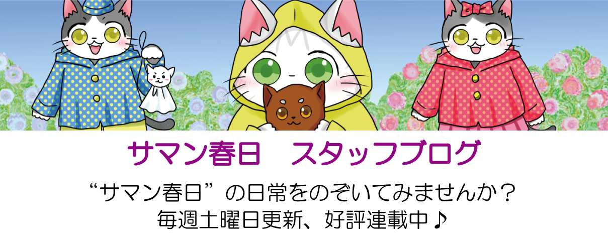 サマン春日　スタッフブログ